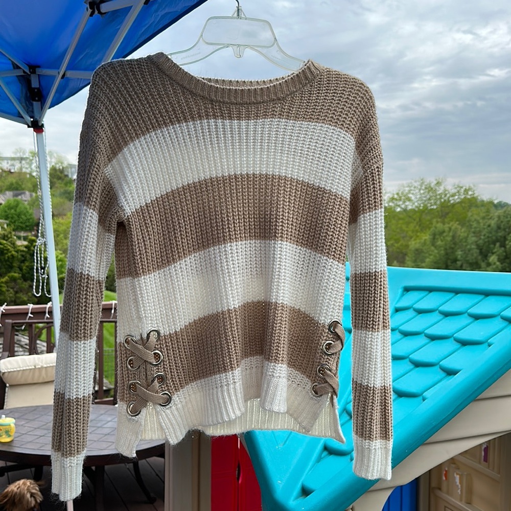 It’s our time branded sweater, women’s